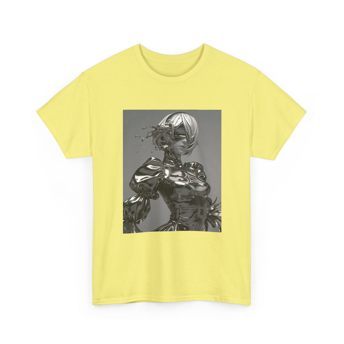 Liquid Chrome Abstract Tee