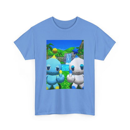 Chao Flipping Middle Fingers At Waterfall
