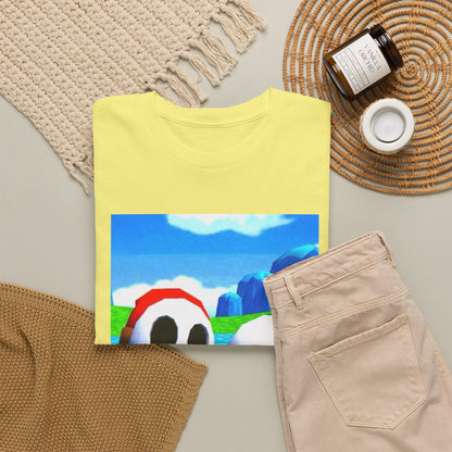 Shy Guy And Boo Flipping The Bird Tee