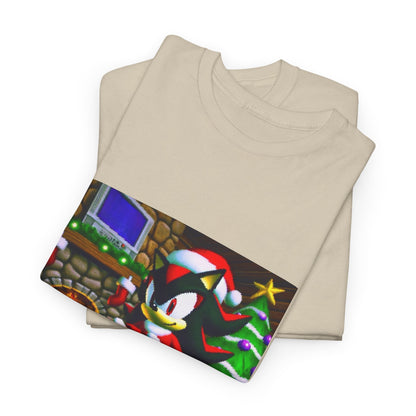 Shadow The Hedgehog Christmas Drip Tee
