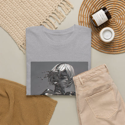 Liquid Chrome Abstract Tee
