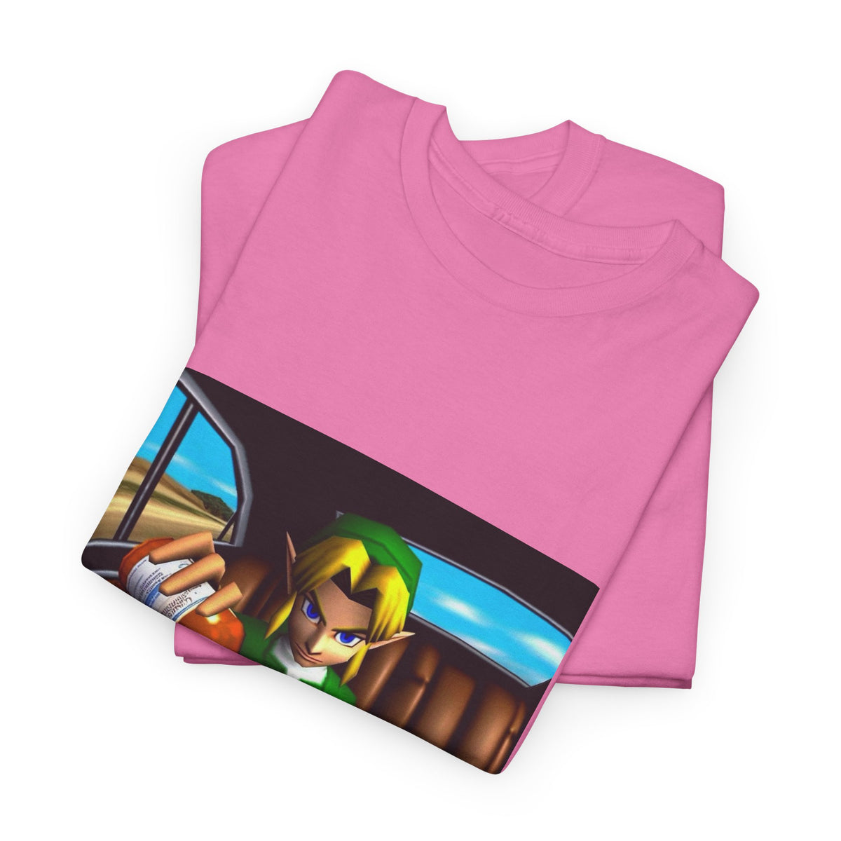 N64 Link Pouring Purple Lean Tee