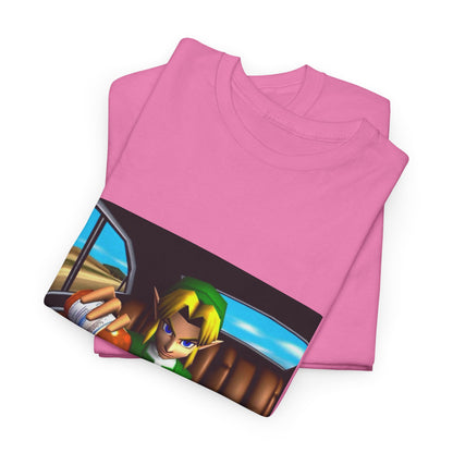 N64 Link Pouring Purple Lean Tee
