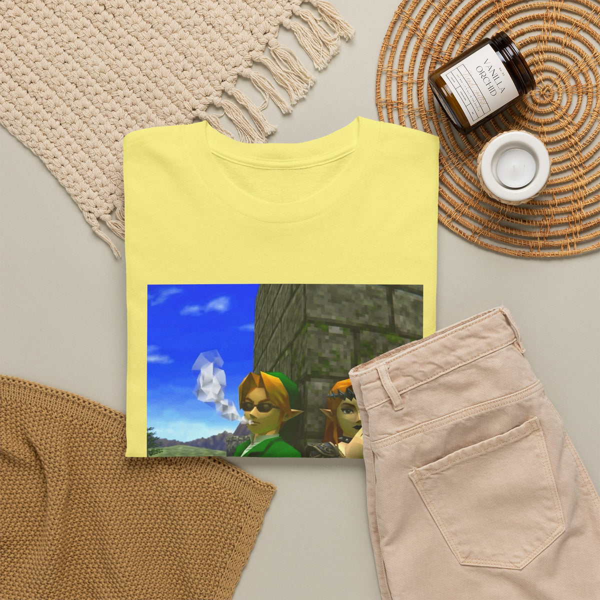 Link And Zelda Smoke Blunts Tee