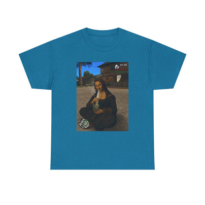 Mona Lisa Hitting The Bong Tee