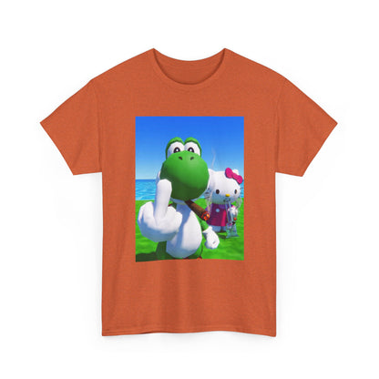 Yoshi Giving Finger And Hello Kitty Bong Rip
