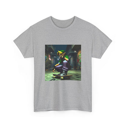 Street Link Smoking On Skateboard Tee