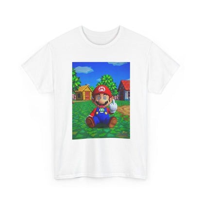 Mushroom-Tripping Mario Flips The Bird Tee