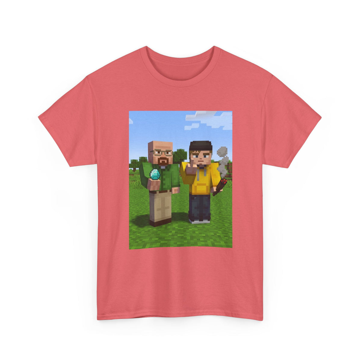 Pixelated Chemists With Blue Crystal And Joint