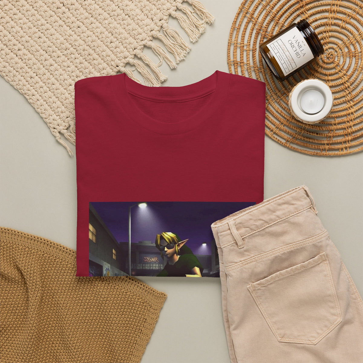 Skater Link Smoking In The Alley Tee