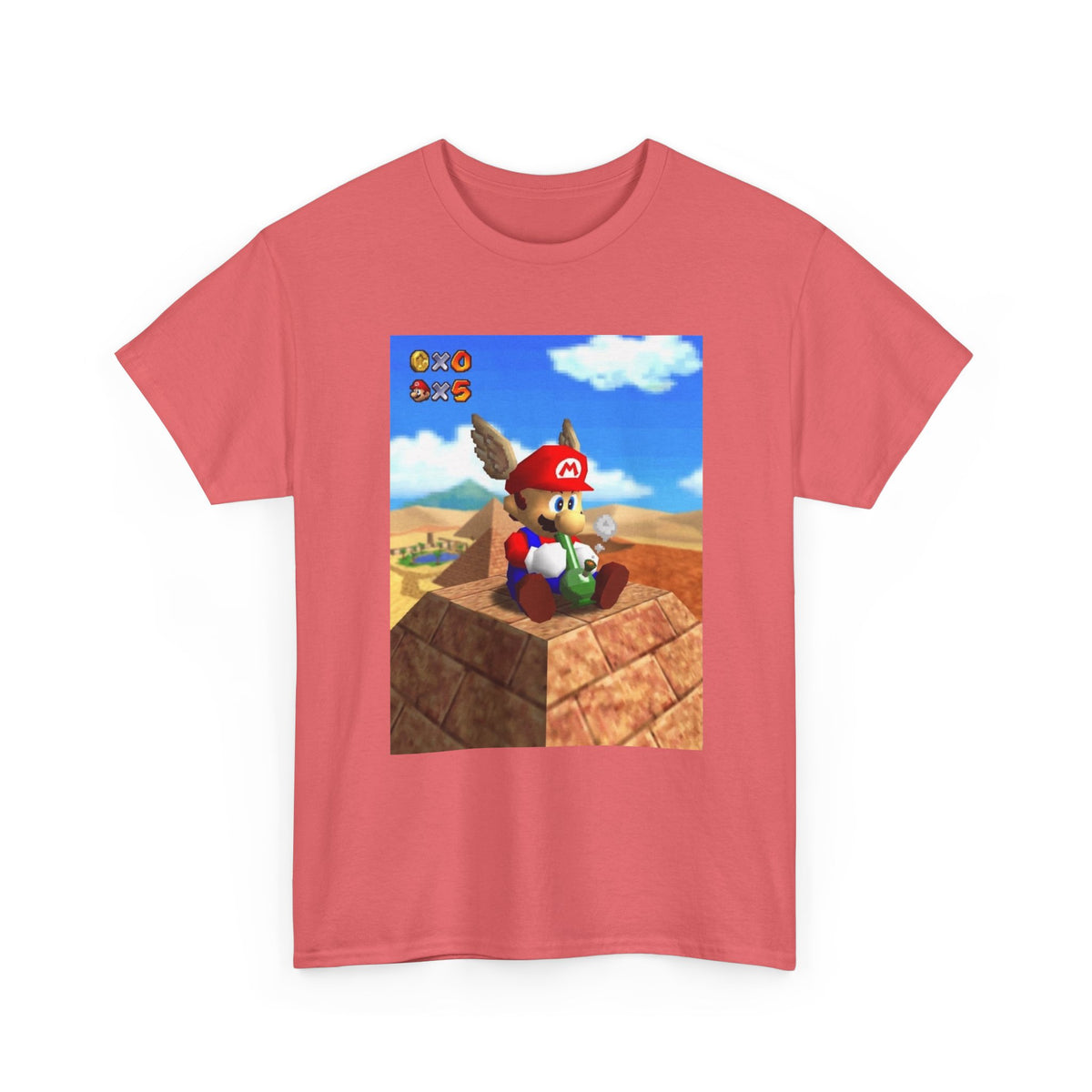 Wing Cap Mario Enjoying The Desert View Tee