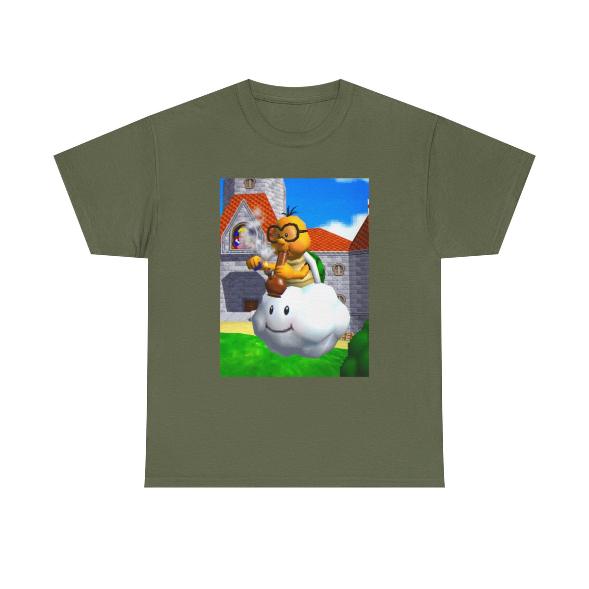 Lakitu Chilling On Cloud Smoking Tee