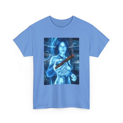 Holographic Babe Passing The Blunt Tee