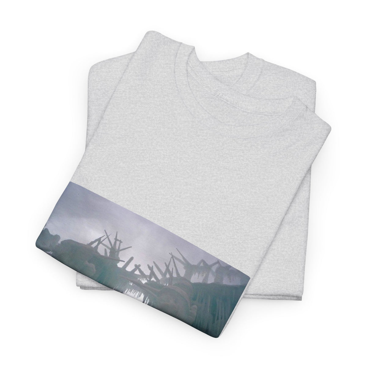 Leaf Whisper Canvas Graphic Tee