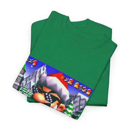Deal With It Santa Mario Smoking Blunt Tee