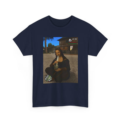 Mona Lisa Hitting The Bong Tee
