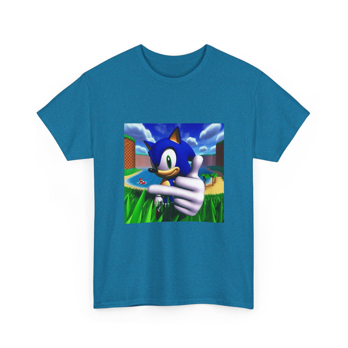Sonic Giving Thumbs Up With Mario