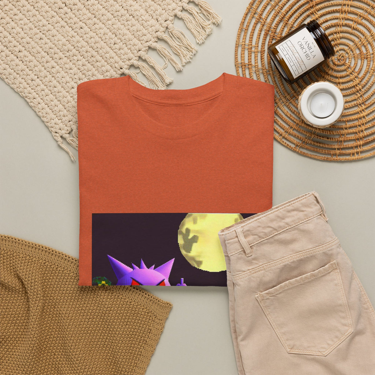Gengar Flipping Off Villager At Night