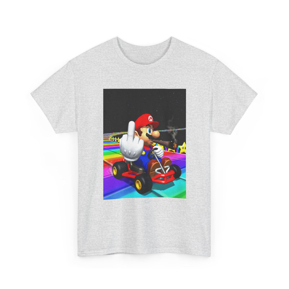 Mario Kart Smoking Blunt Middle Finger