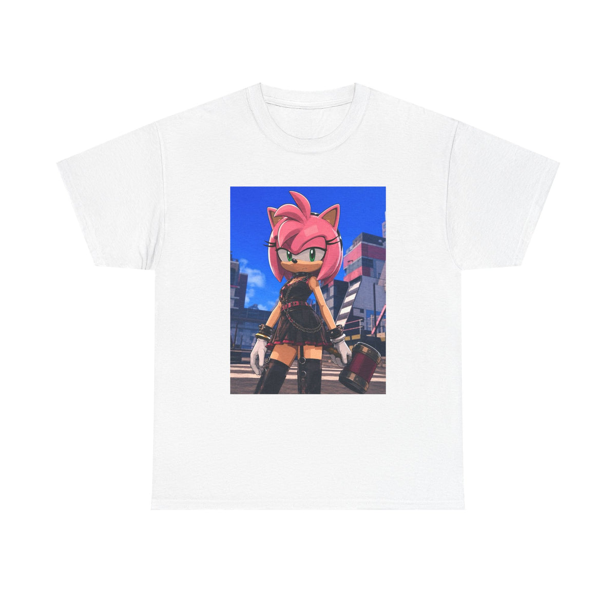 Gothic Amy Rose With Hammer Tee