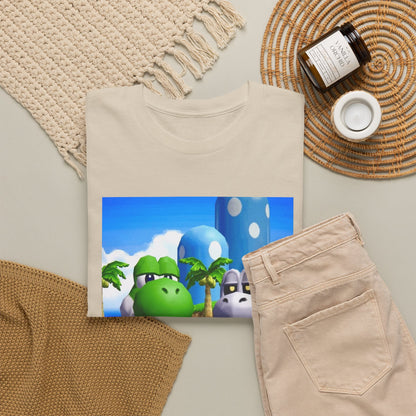 Yoshi And Dry Bones Flipping The Bird