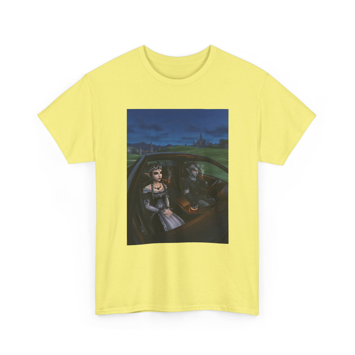 Dark Link And Midna Smoking In Car Tee
