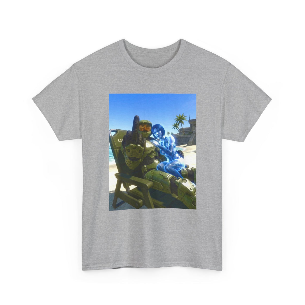 Master Chief And Cortana Chillin' Beach Vibes