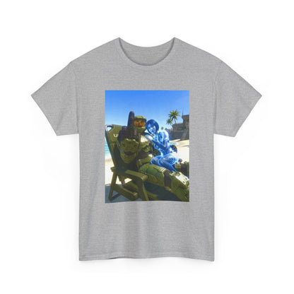 Master Chief And Cortana Chillin' Beach Vibes