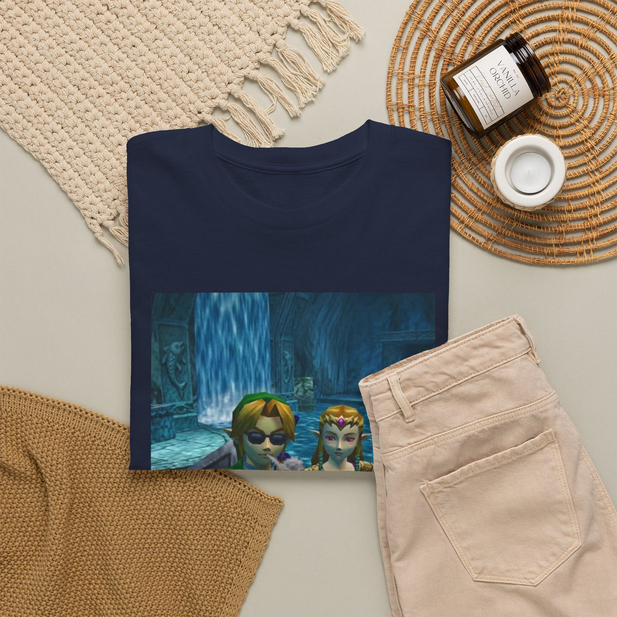Link and Zelda Chilling and Smoking