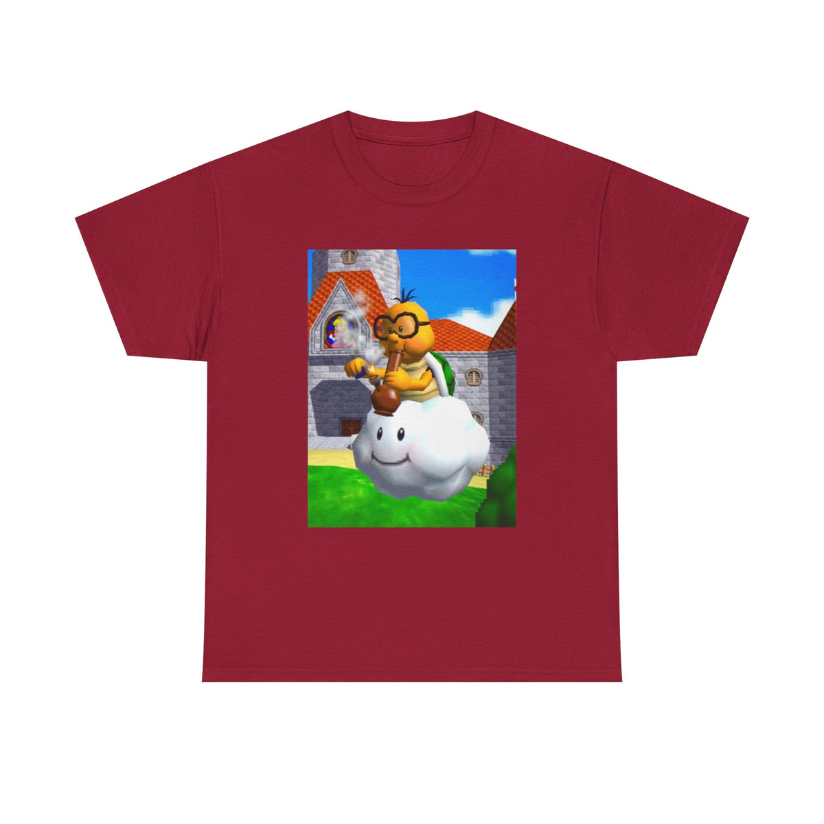 Lakitu Chilling On Cloud Smoking Tee
