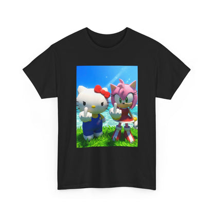 Hello Kitty And Amy Rose Flipping You Off