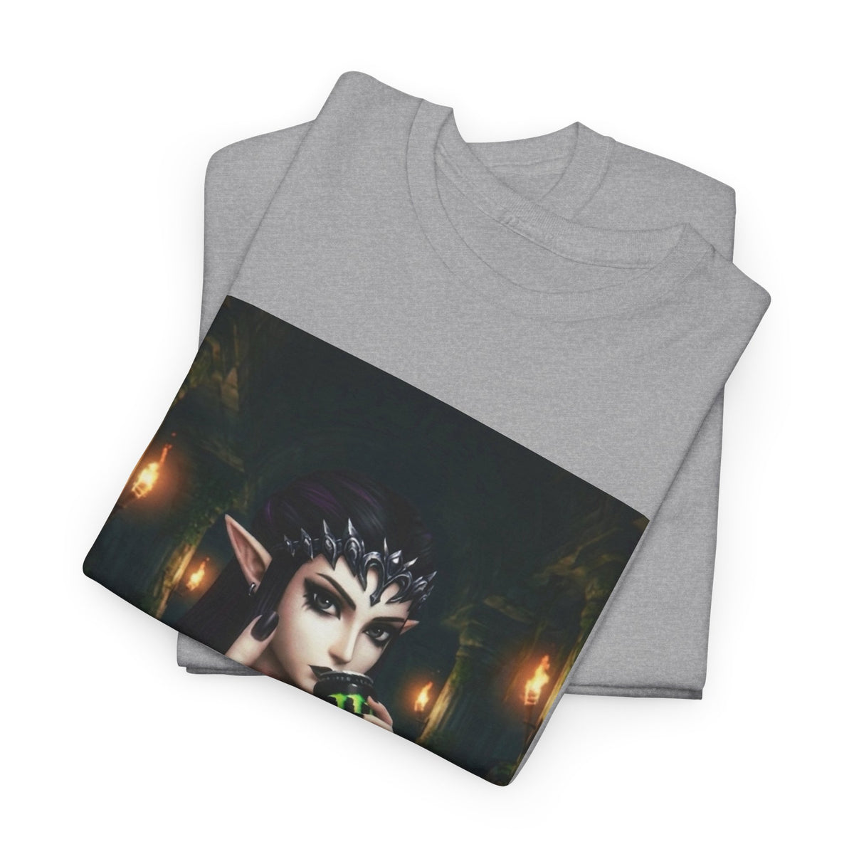 Edgy Elf Queen Flips You Off Tee
