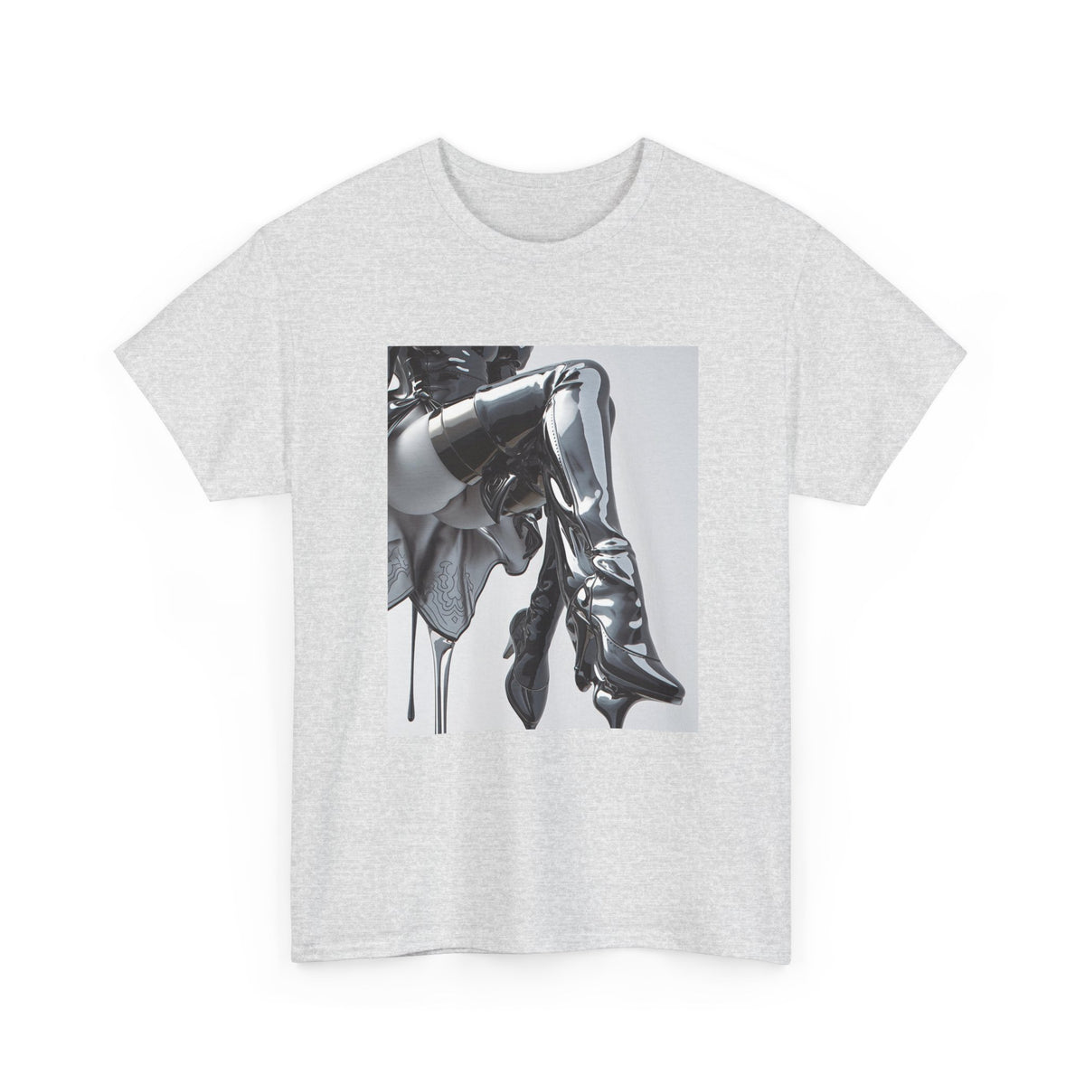 Liquid Chrome Flow Graphic Tee