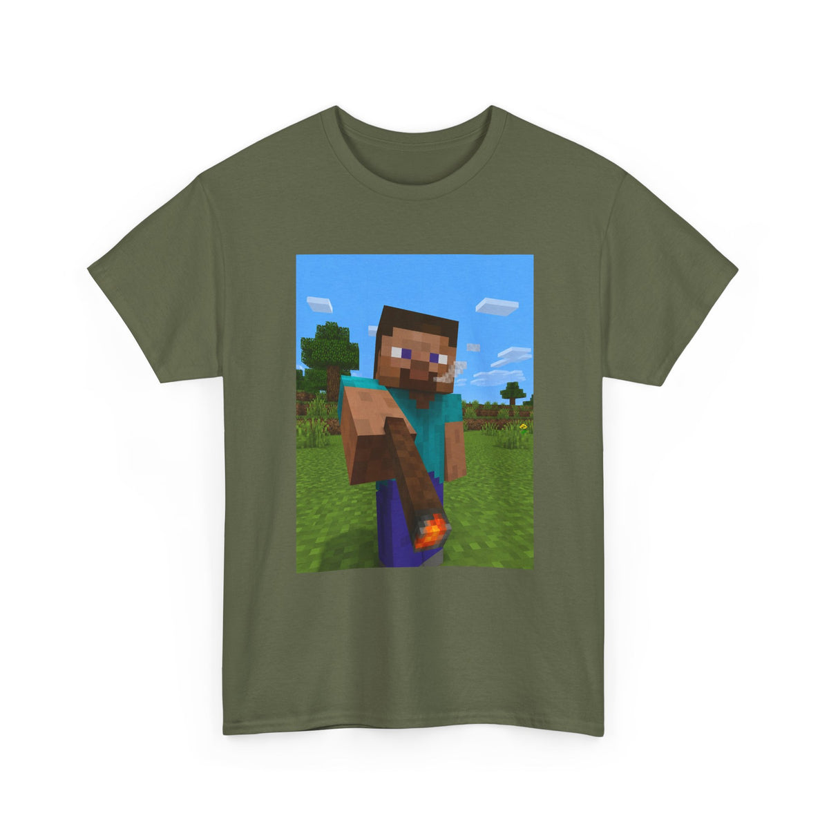 Steve Offering A Lit Blunt Tee