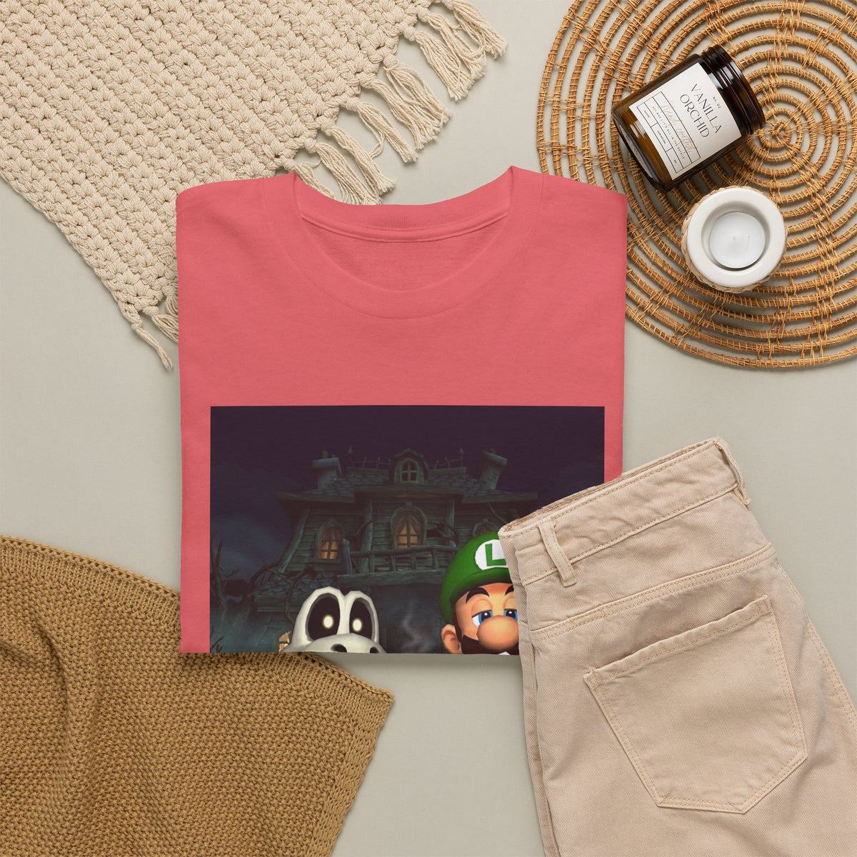 Luigi and Dry Bones Smoking Blunts Tee