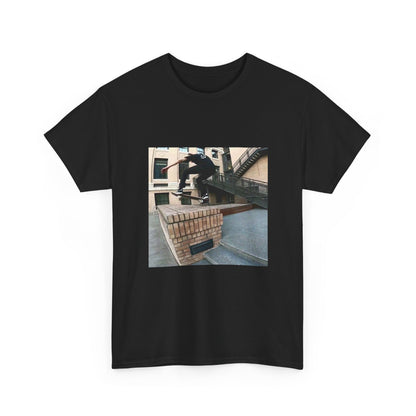 Skater Riding Through Cloud Passage Tee