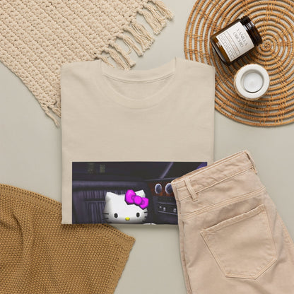 Kitty Pouring Purple Drank In Car Tee