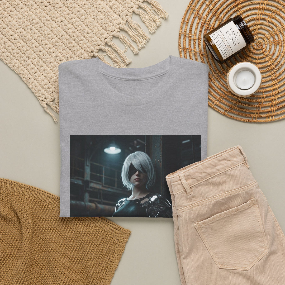 Android In Melted Chrome Cyberpunk Tee