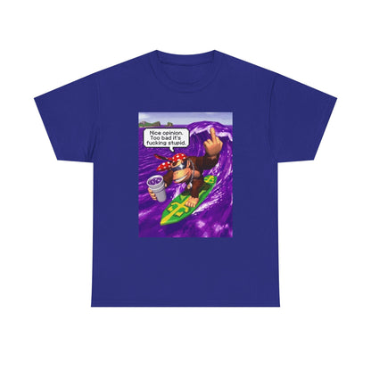Donkey Kong Surfing Purple Wave Middle Finger