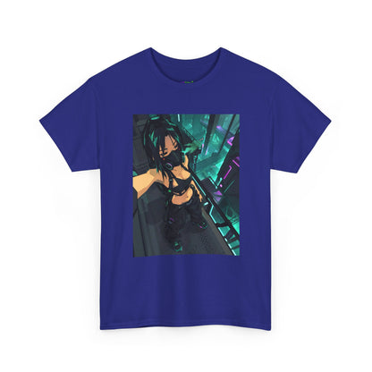 Midnight Ember Leaf Graphic Tee