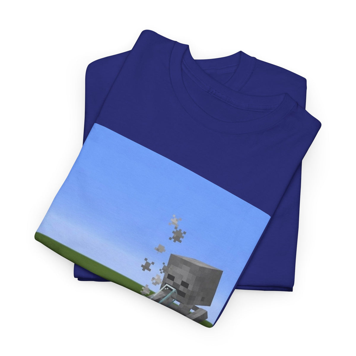 Minecraft Skeleton Taking A Hit Tee