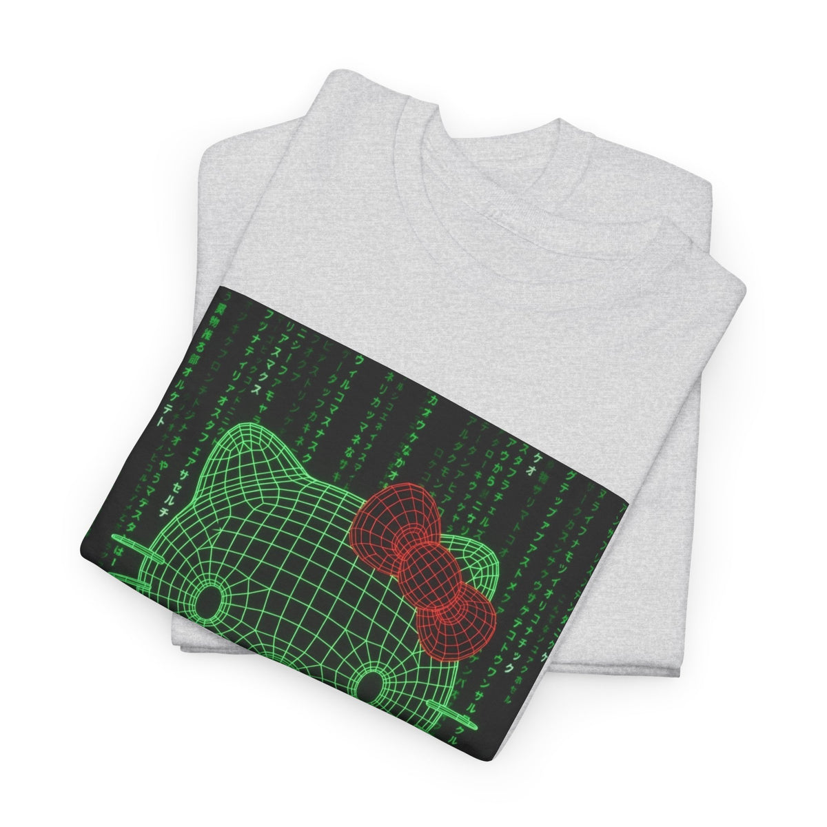 Cyber Hello Kitty Flips The Bird Tee