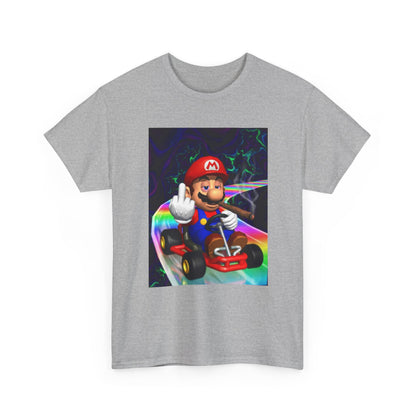 High Mario Karting On Rainbow Road