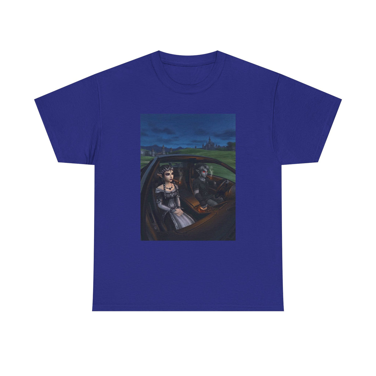 Dark Link And Midna Smoking In Car Tee