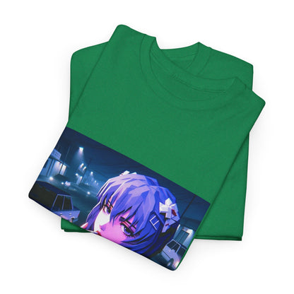 Rei Ayanami Riding GTA Streets Tee