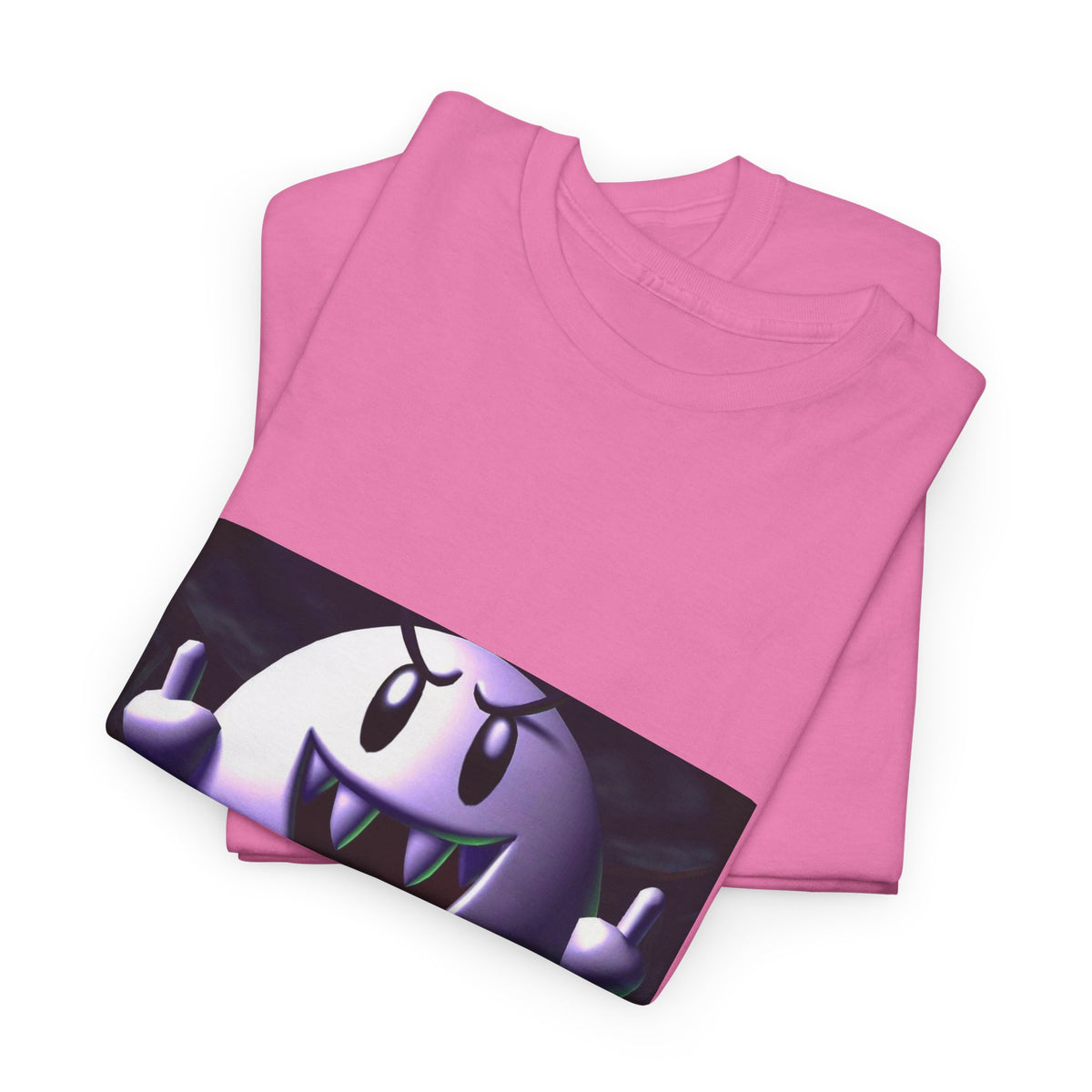 Edgy Ghost Flipping The Bird Tee