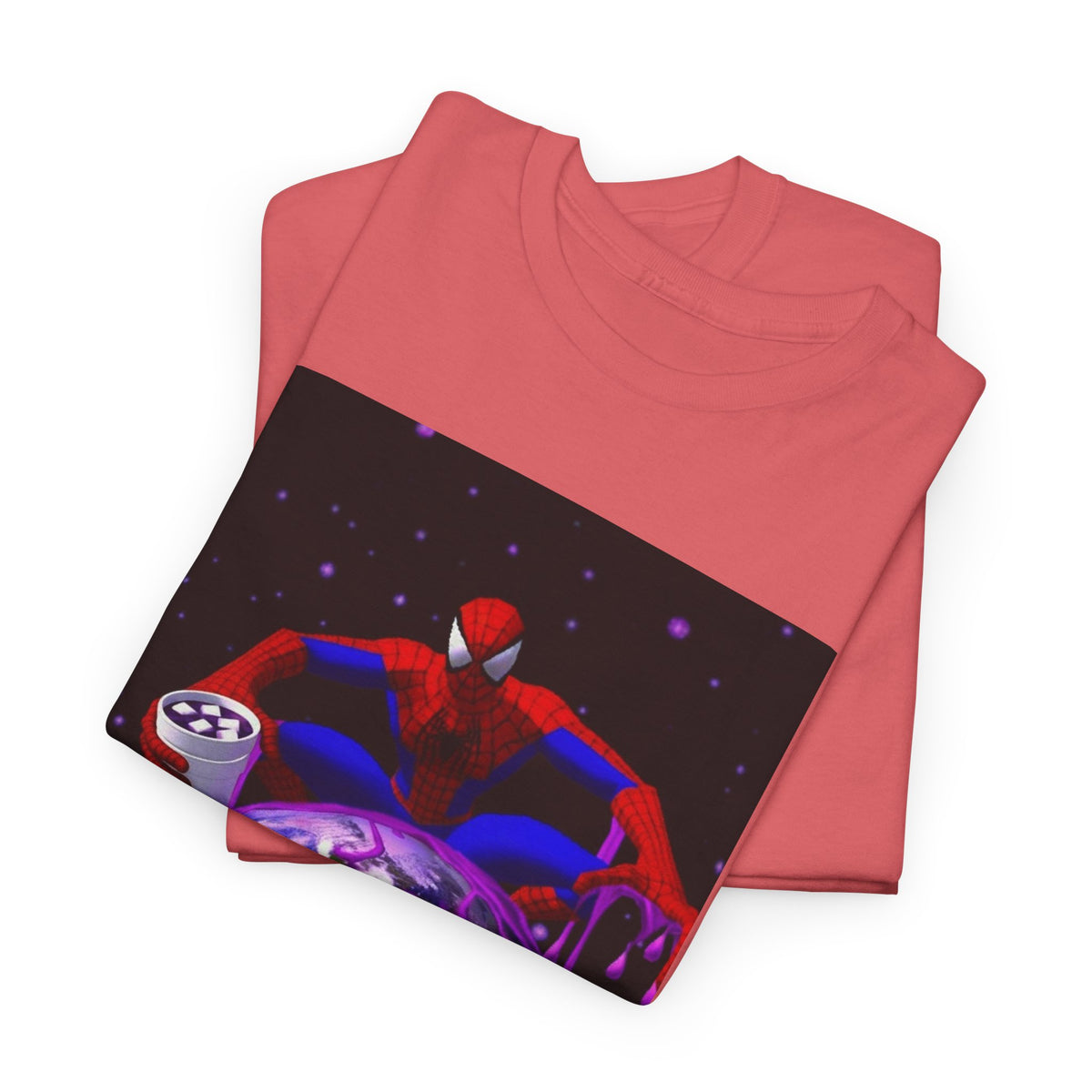 Spider-Man Pouring Lean On Earth
