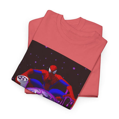 Spider-Man Pouring Lean On Earth