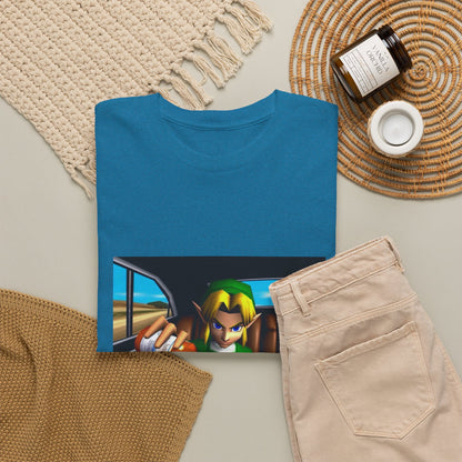 N64 Link Pouring Purple Lean Tee