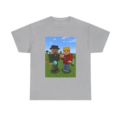 Pixelated Duo In The Green Field Tee